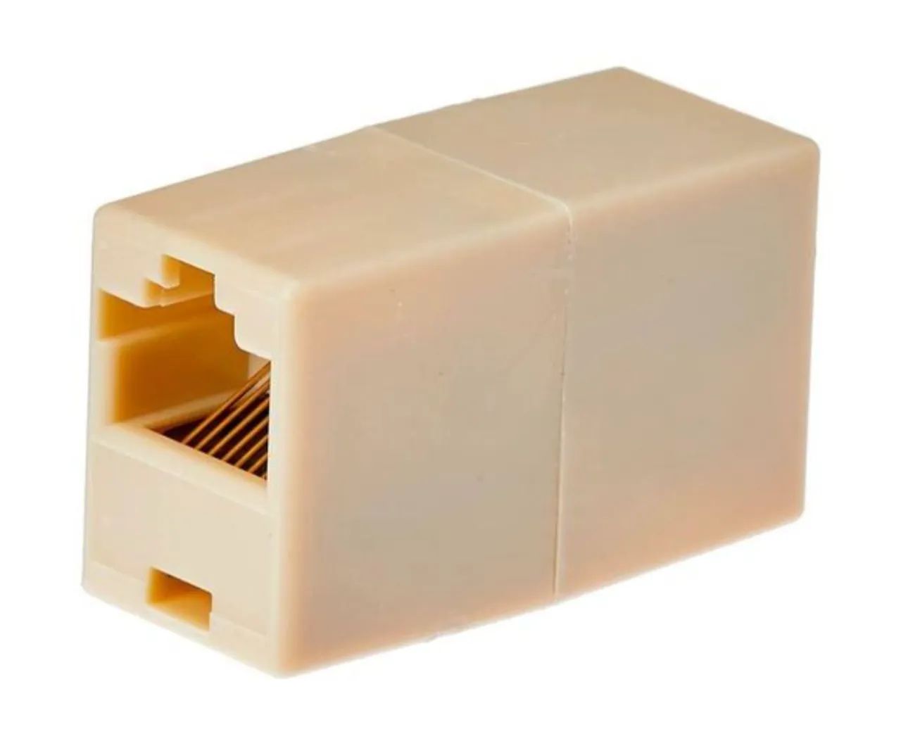Conector Emenda Rj45 fêmea para Cabo De Rede Internet - Foto 3