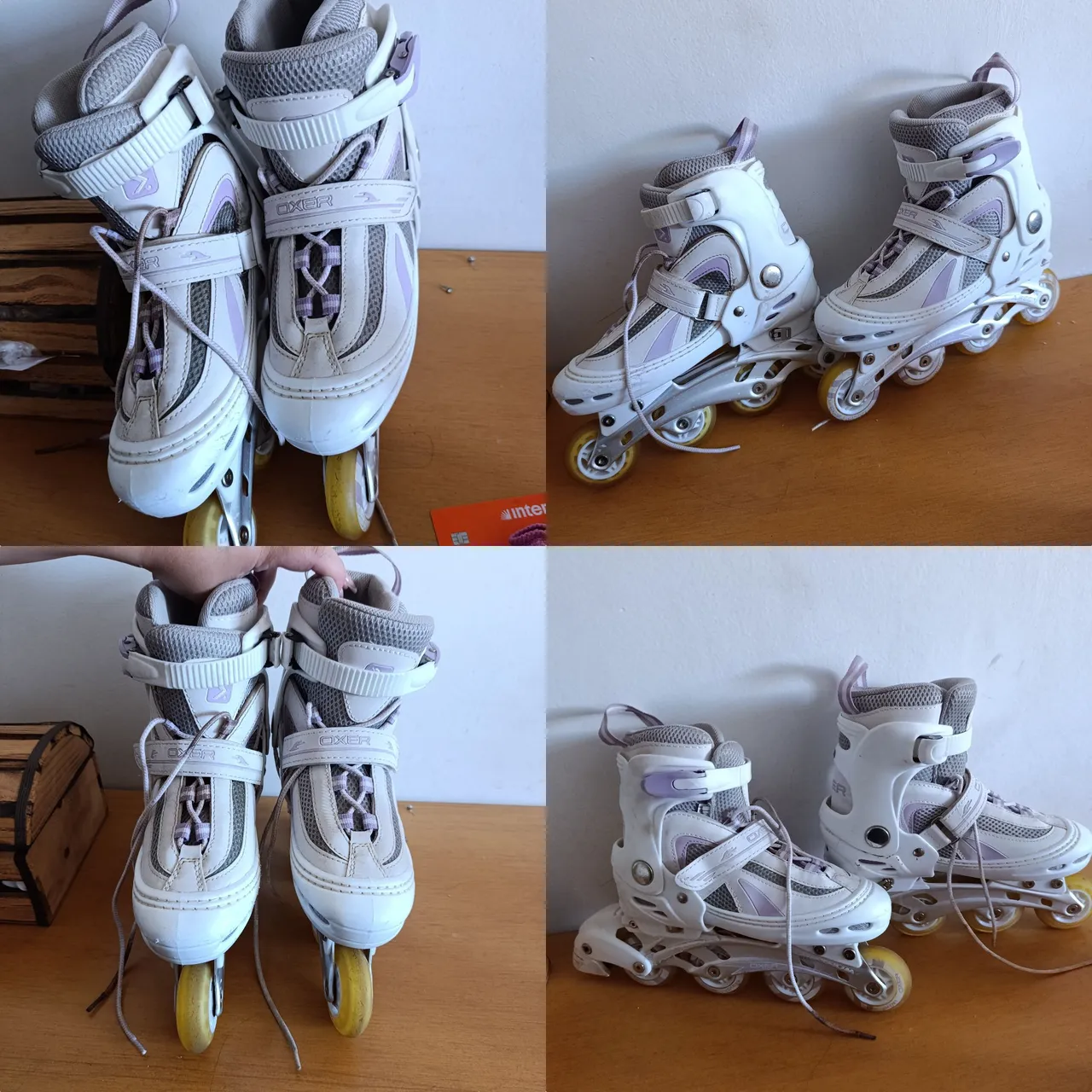 Patins Oxer- Tamanho ajustável 36 ao 39