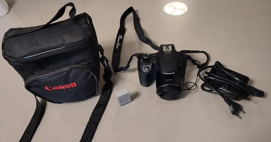 Câmera Fotográfica Digital Canon PowerShot SX60 HS - Excelente Estado!  - Foto 5