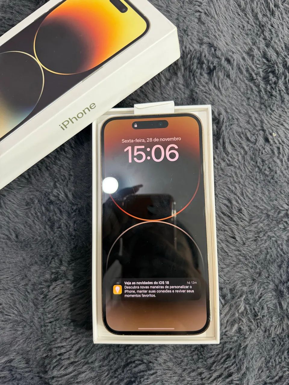 iPhone 14 Pro Max 512 gold caixa e nota fiscal - Celulares e