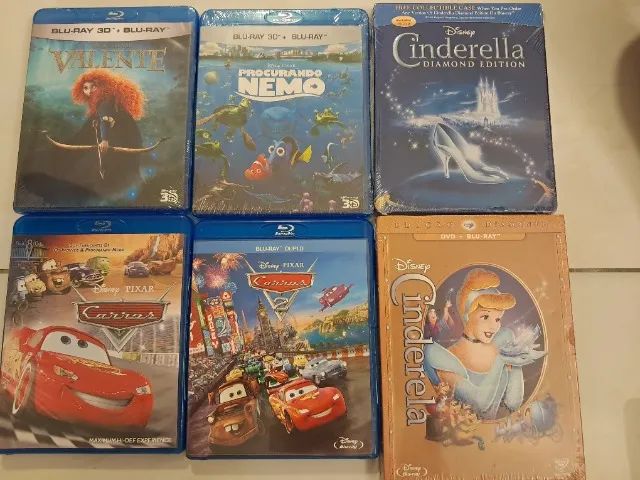 Coleção de Blu-rays Disney - Diversos Títulos! - DVD, Blu-Ray e