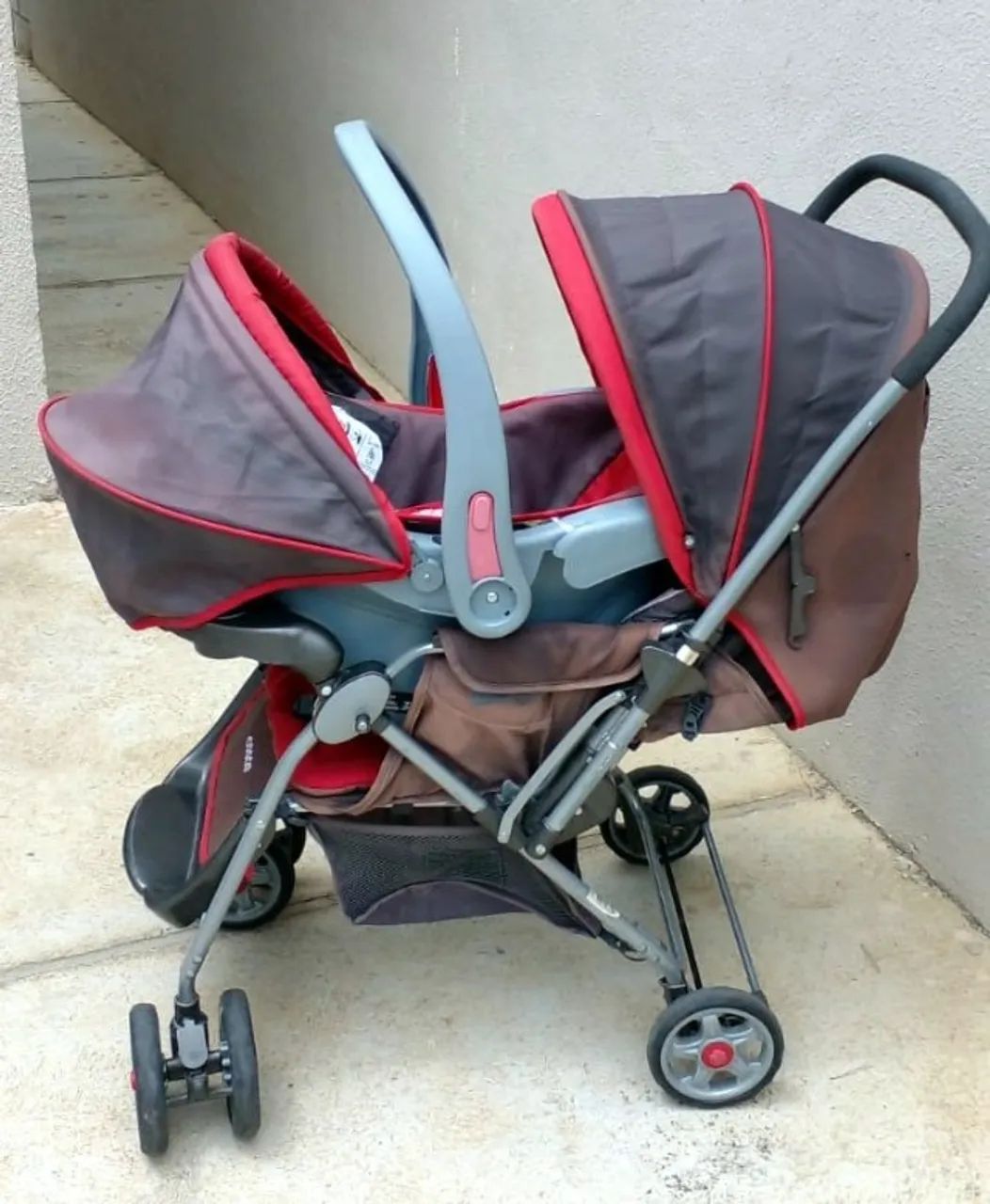 Carrinho e bebê conforto Cosco - Foto 5