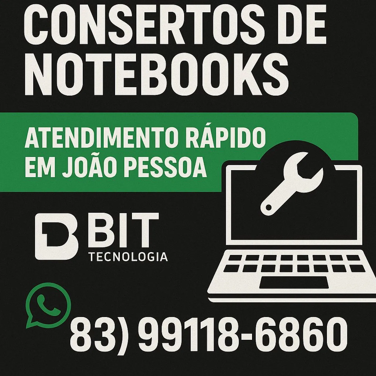 Notebook com problema? Posso te ajudar - Técnico em João Pessoa