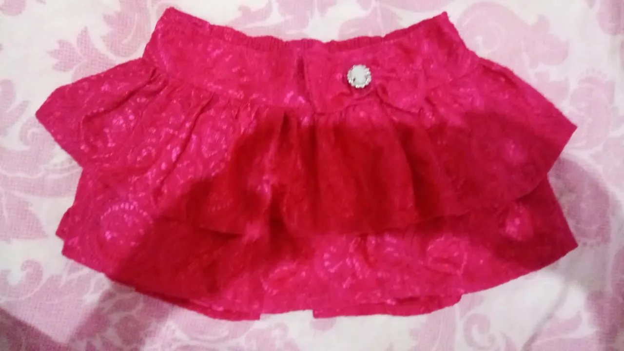 Saia infantil rosa - Tamanho 3 anos
