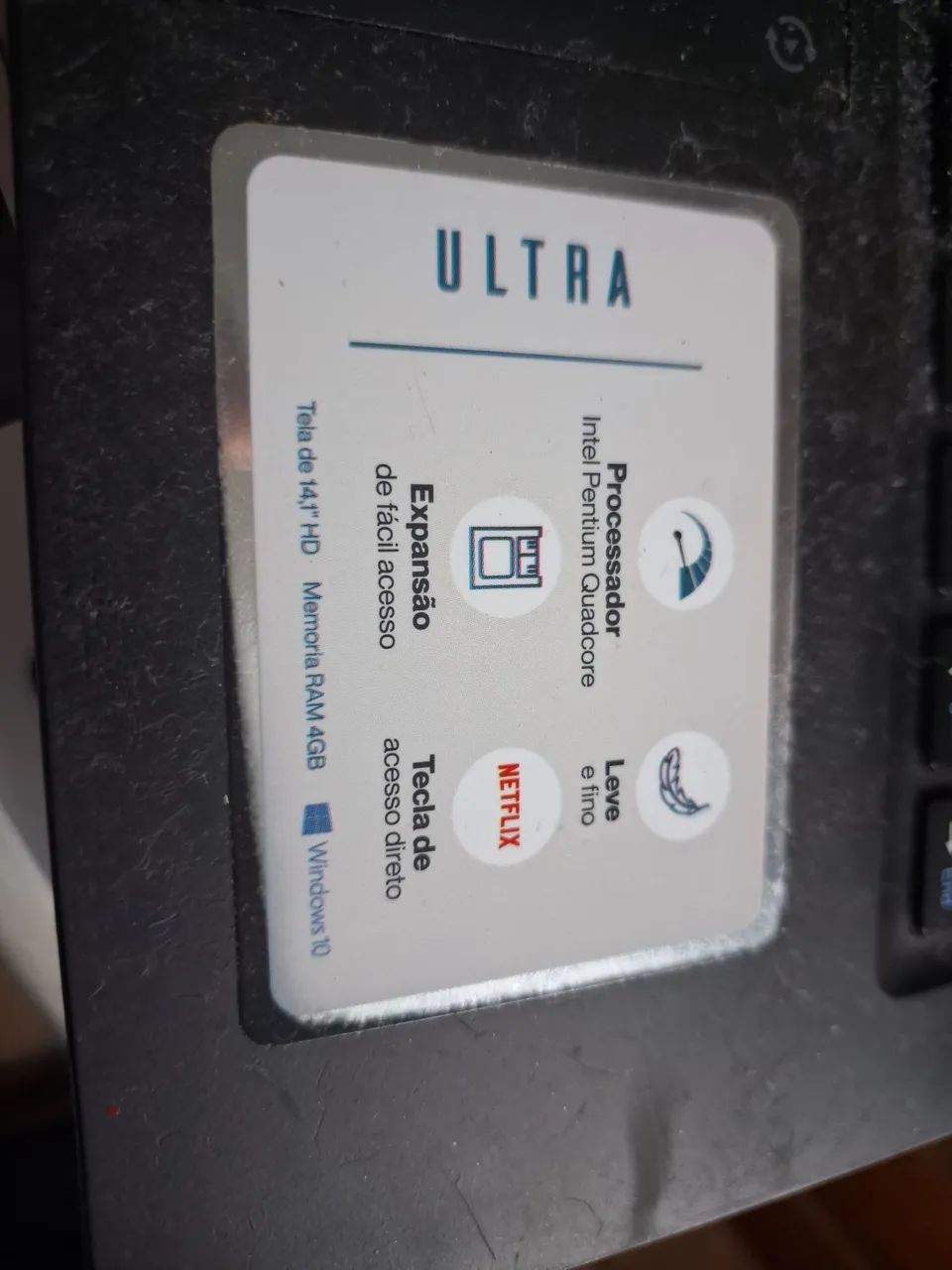 Notebook Ultra Intel Pentium Quad-Core | 4GB RAM | SSD 128GB | Tela 14.1 (VALOR ÚNICO) - Foto 3