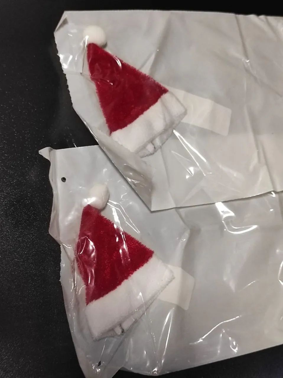 Chapéu Papai Noel Miniatura escala 1/6 hot toys para figuras 1/6 - Foto 4