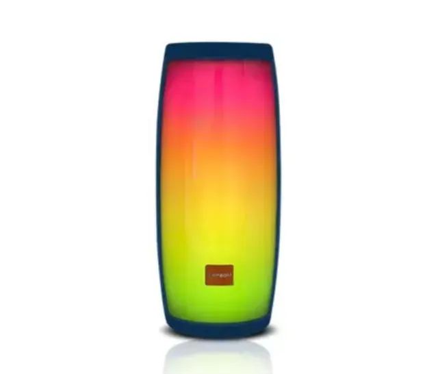 Caixa De Som Bluethooth Rgb Aux Portátil Som Alto - Foto 2