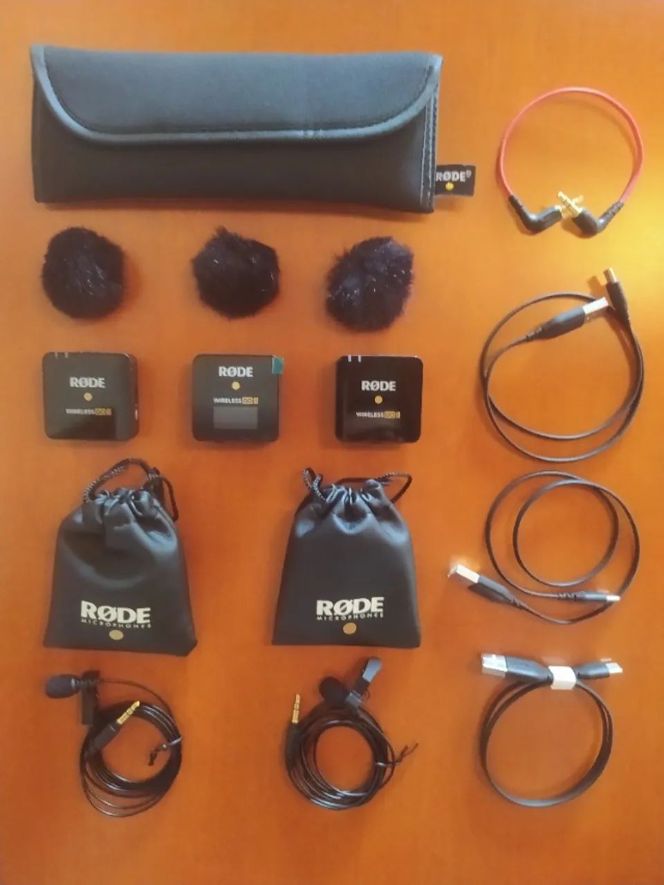 Microfone Røde Wireless GO II (em estado de novo)