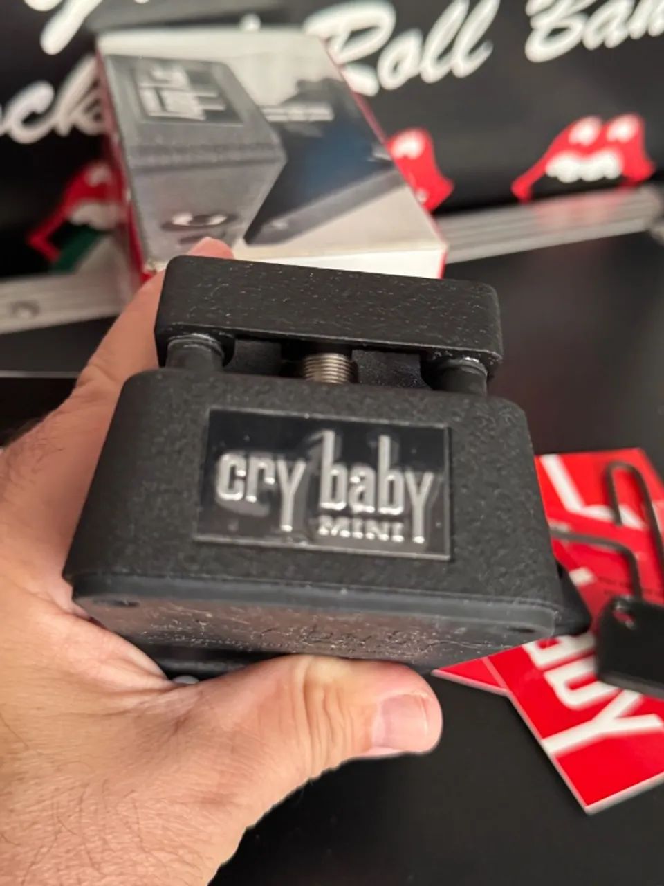 Pedal Cry Baby Mini Wah CBM95 + Plate Fixação - Foto 5
