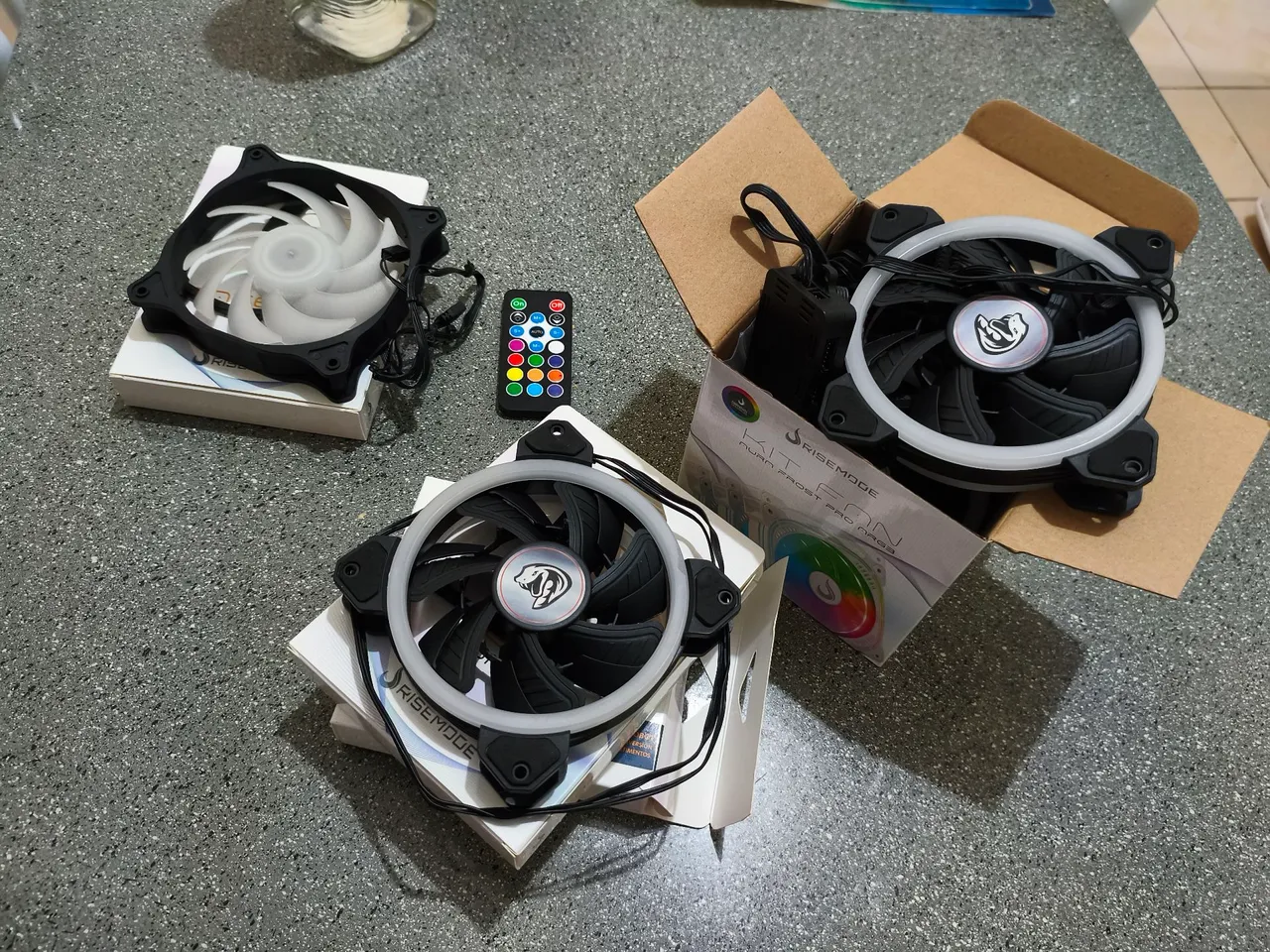 Kit de Ventoinhas com argb
