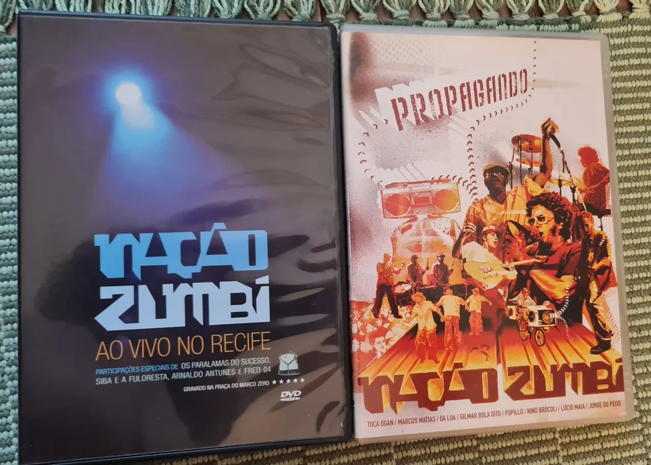 2 DVDs da Nação Zumbi