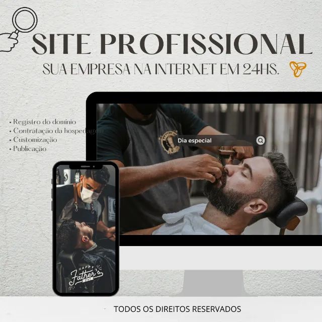 Construção de site profissional