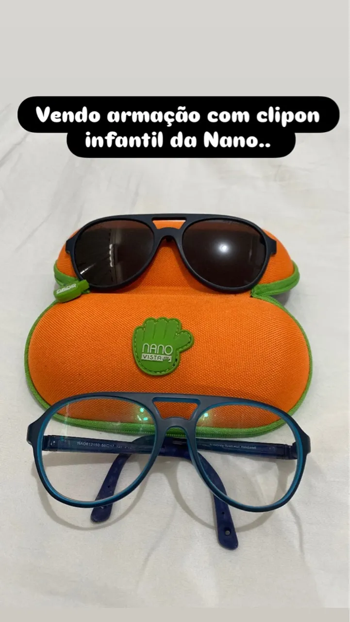 Armação Infantil Nano com Clipon
