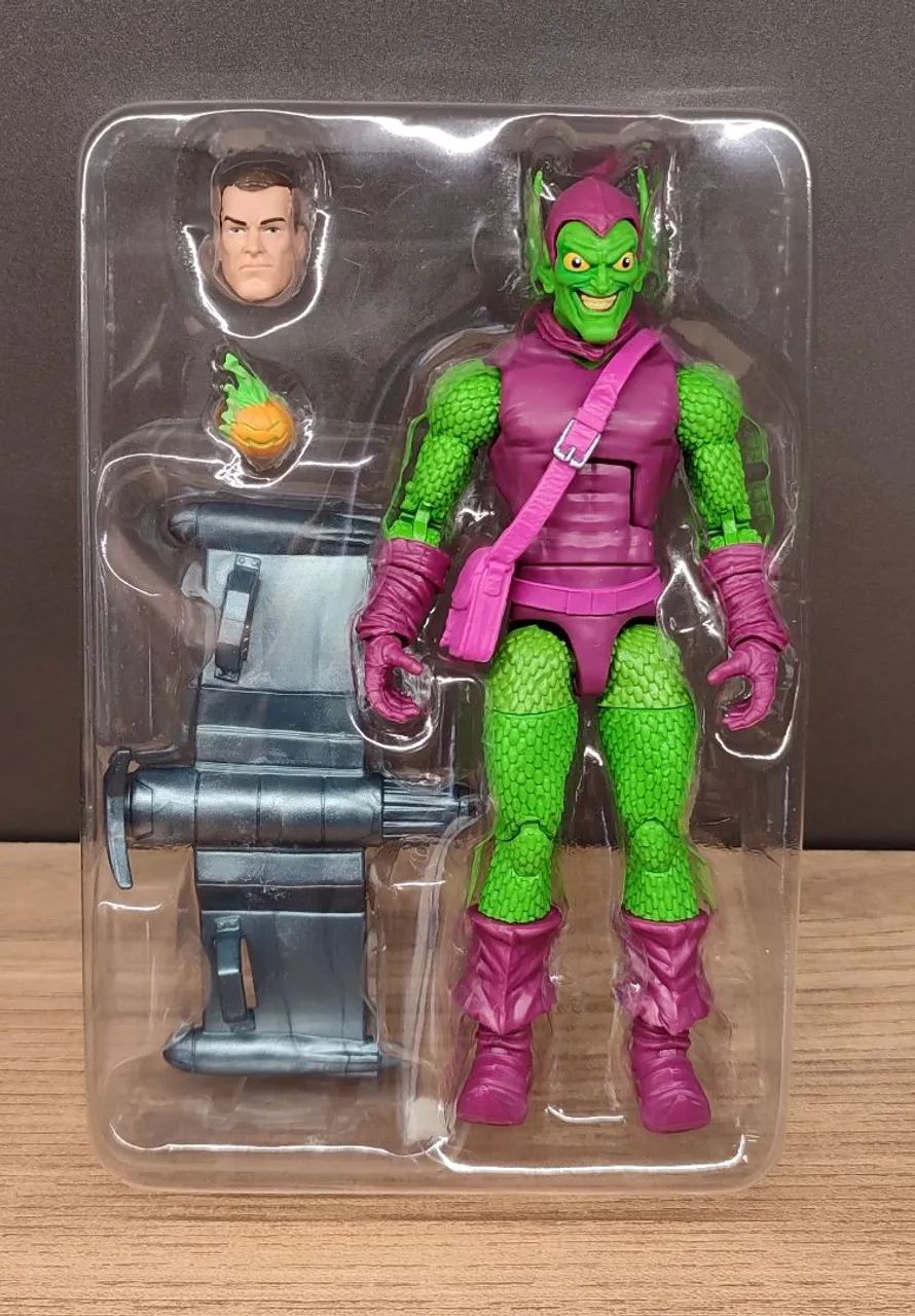 Duende Verde Marvel Legends Retro Hasbro Spiderman Homem Aranha Spider Green Goblin - Foto 4