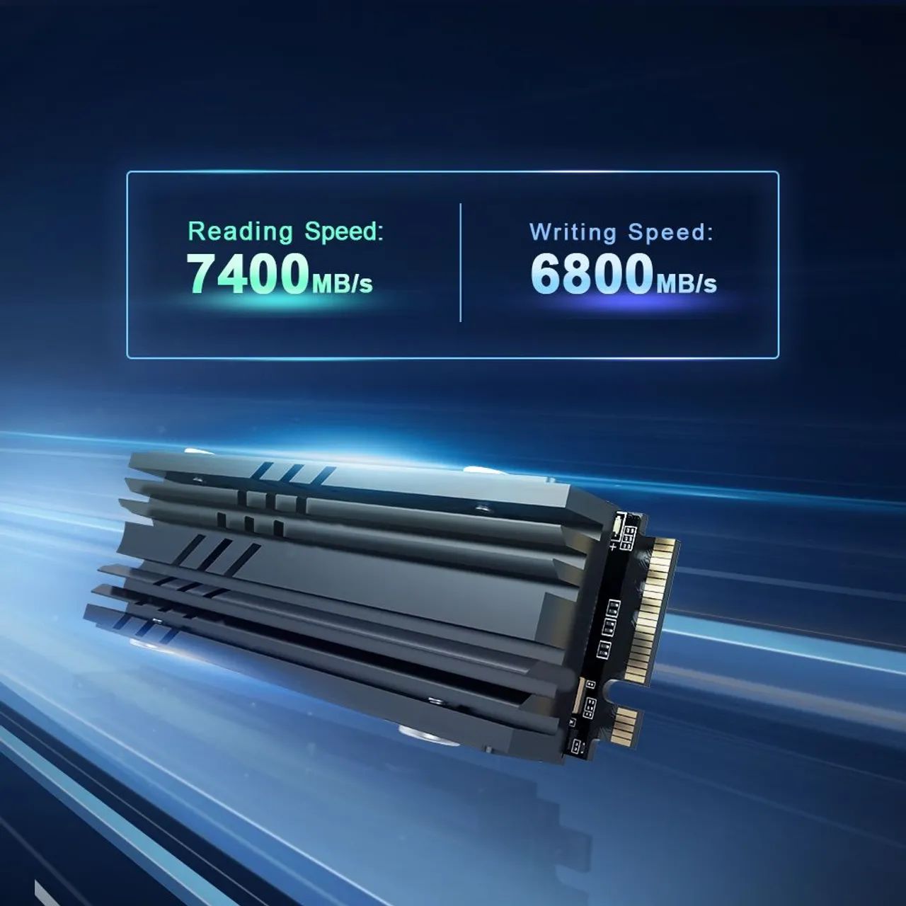 KOOTION 7400 MB/S M2 SSD NVMe Gen4 M.2 PCIe4.0 2TB PC/PS5/NOTEBOOK - Foto 2