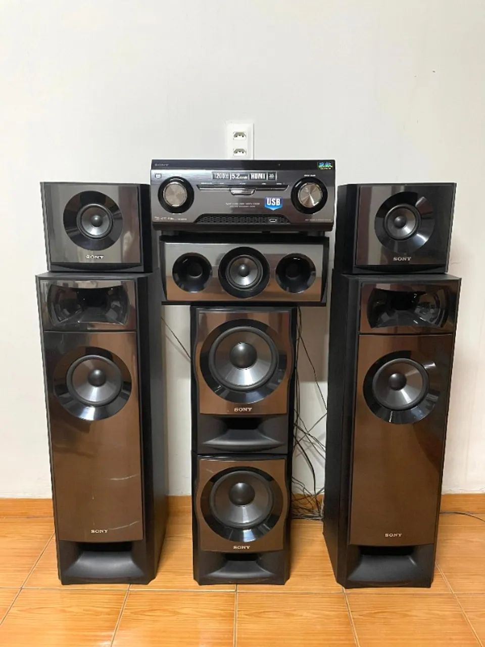 Home Theater Sony - Muteki 1200W RMS 5.2