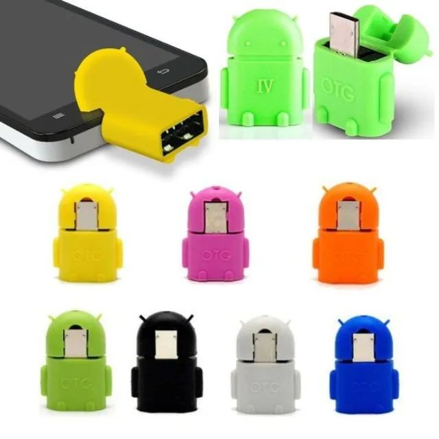 Kit 2 Conversor Micro Usb Otg 2.0 Para Android Galaxy Adaptador - Foto 3