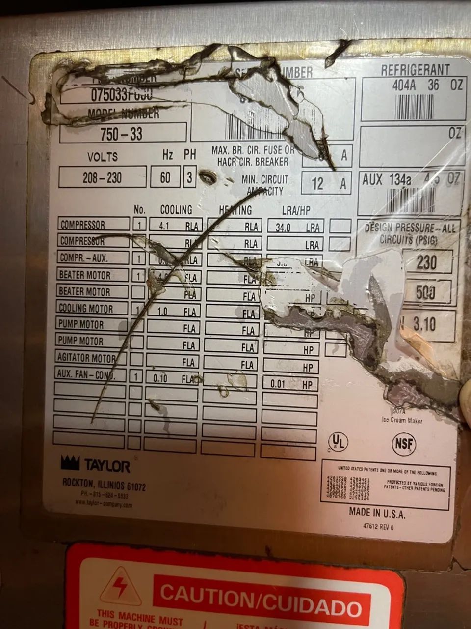 Máquina de Sorvete Taylor - Usada em Excelente Estado - Foto 3