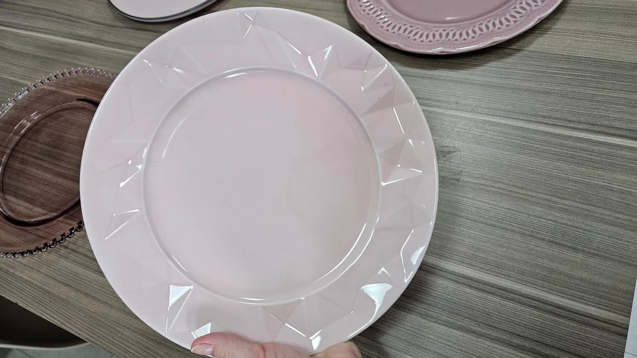 Jogo de pratos de cerâmica - 6 peças - Foto 2