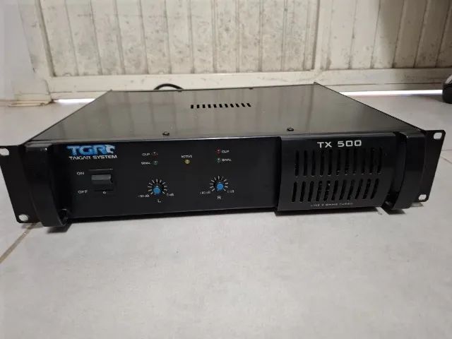 Vendo potência Taigar System - TX500 - amplificador top.