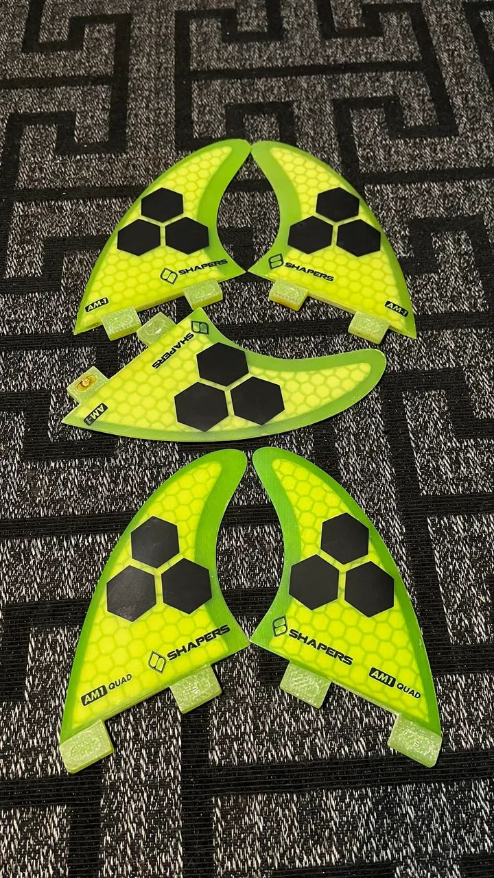 Quilhas Fcs Shaper Fins Al Merrick Am1 Tri Quad Média - Esportes
