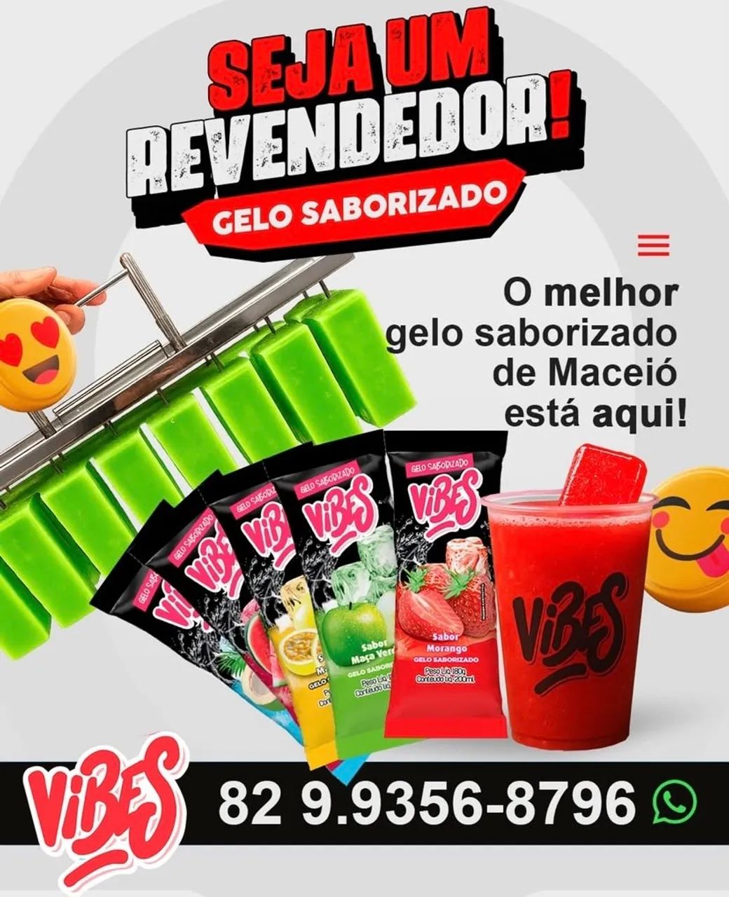 Gelo Saborizado Atacado - Foto 2