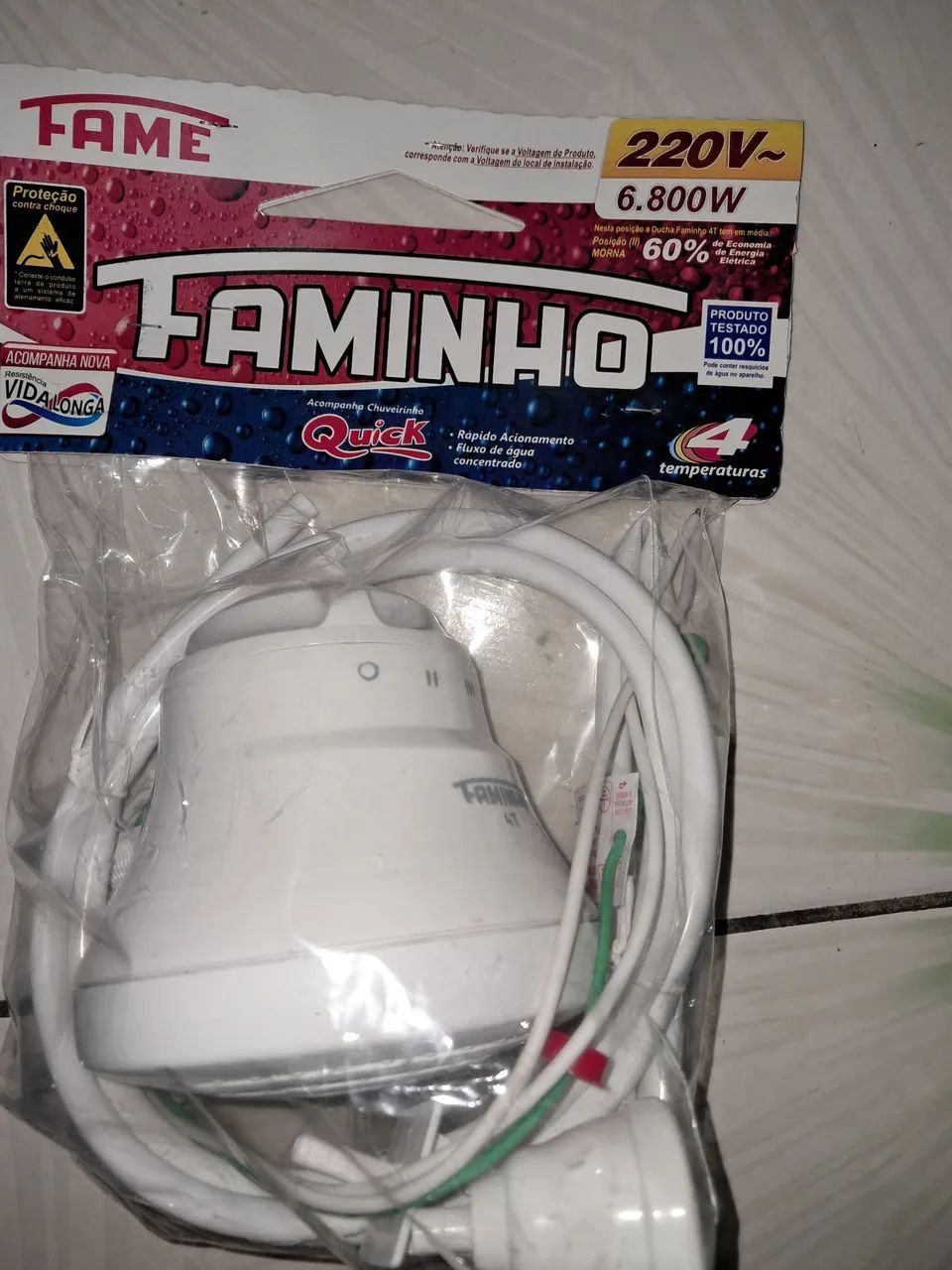 Chuveiro fame