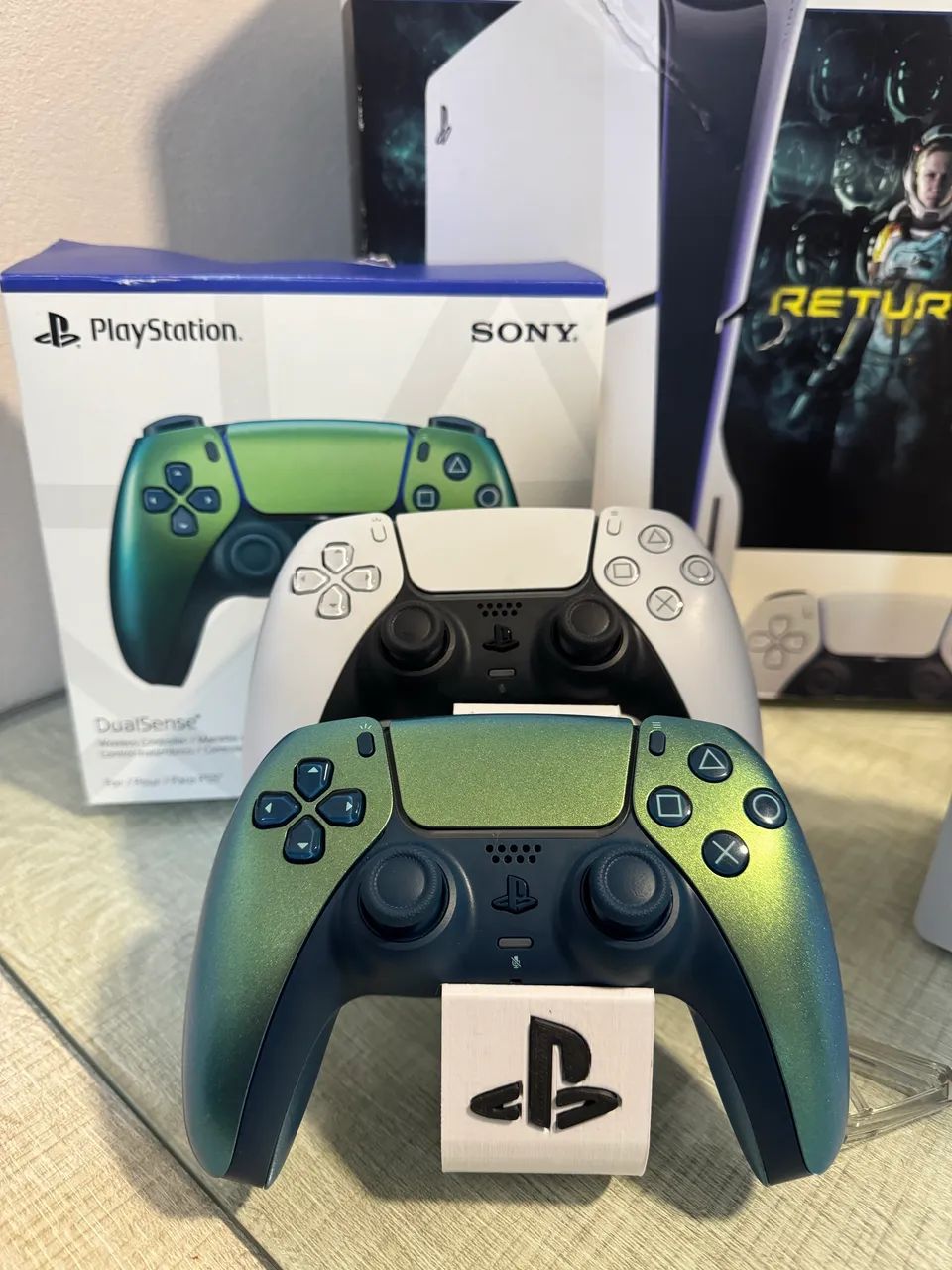 Ps5 1Tb com leitor e 2 controles  - Foto 2