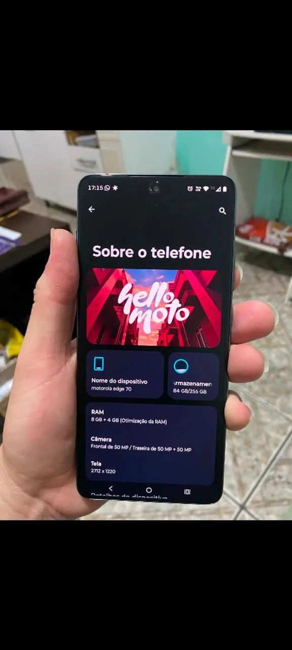 Vendo ou Troco ( Moto Edge 70 256 gigas ) - Foto 2
