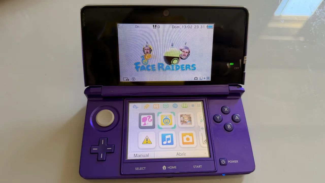 Nintendo 3DS Roxo Desbloqueado 