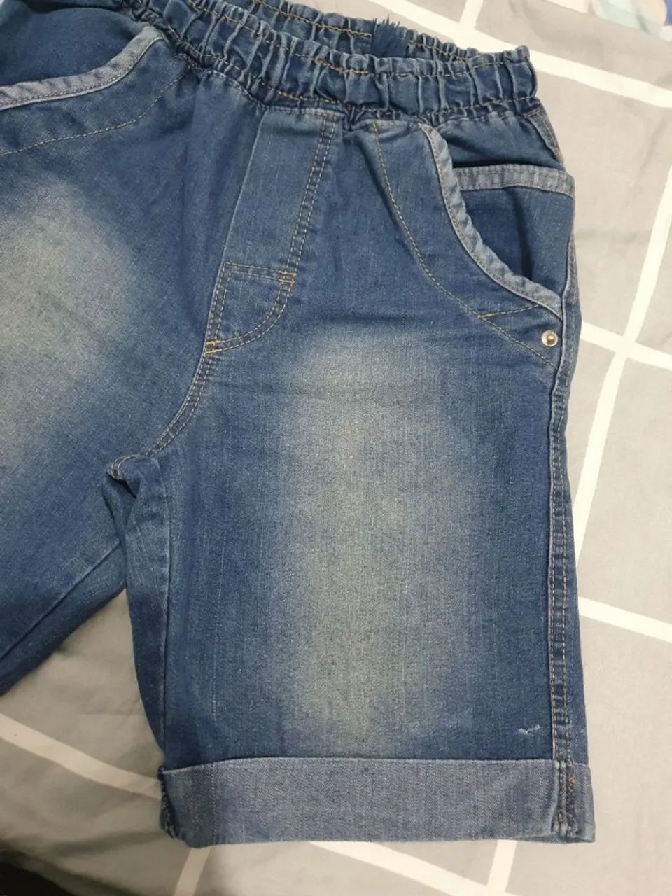 Bermuda jeans masculina 12 - Foto 4