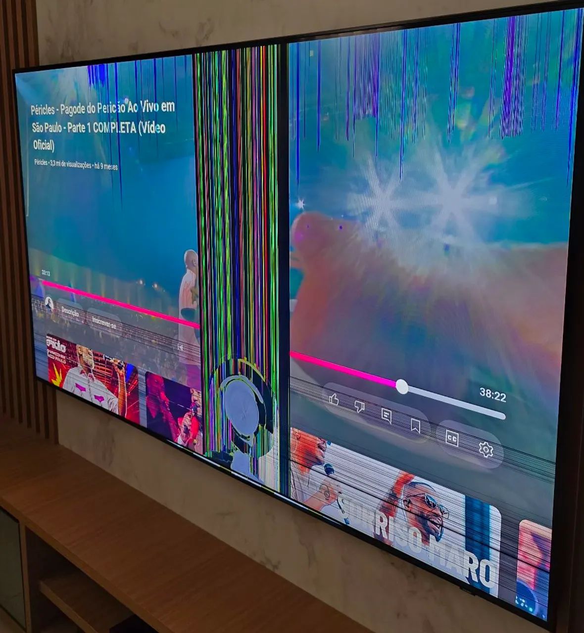 TV SAMSUNG 75 POLEGADAS TELA QUEBRADA  - Foto 2