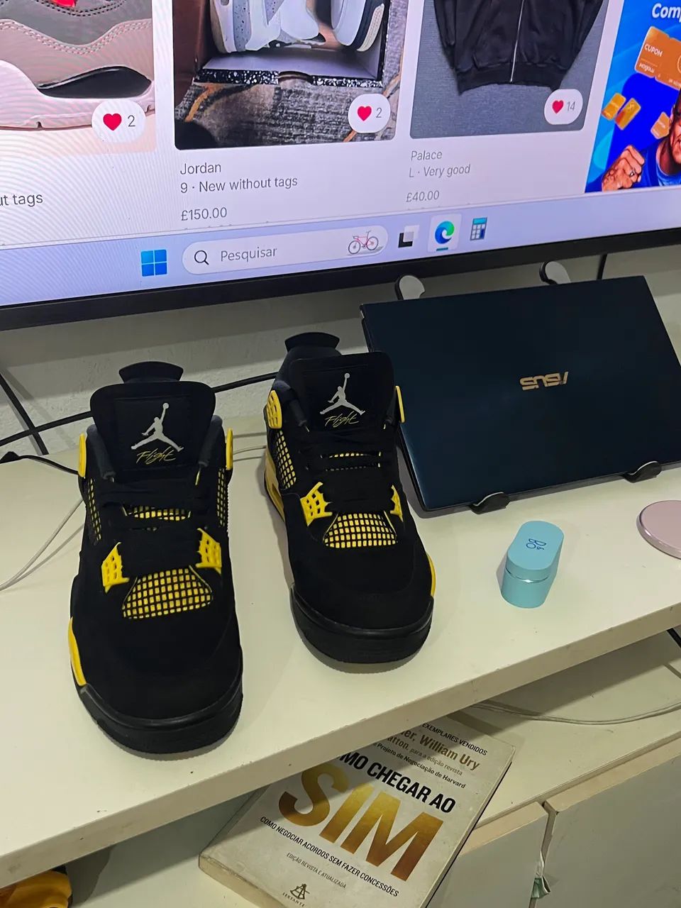 Air Jordan 4 Retro Thunder 41 - Foto 2
