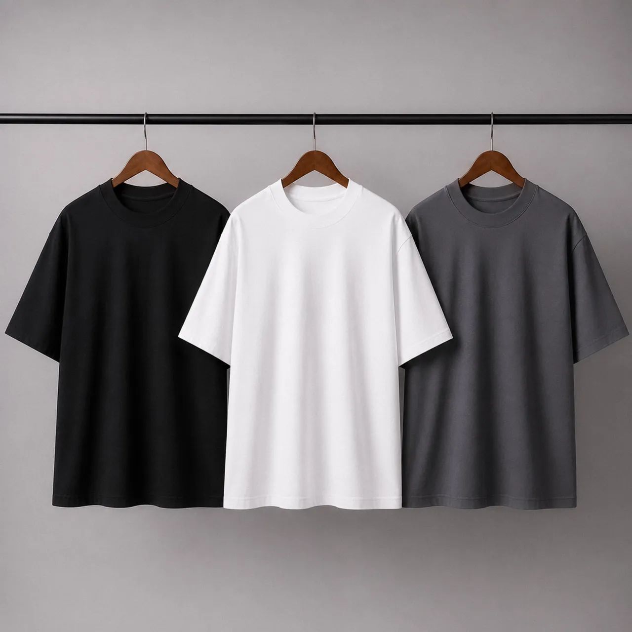 kit 3 camisetas oversized