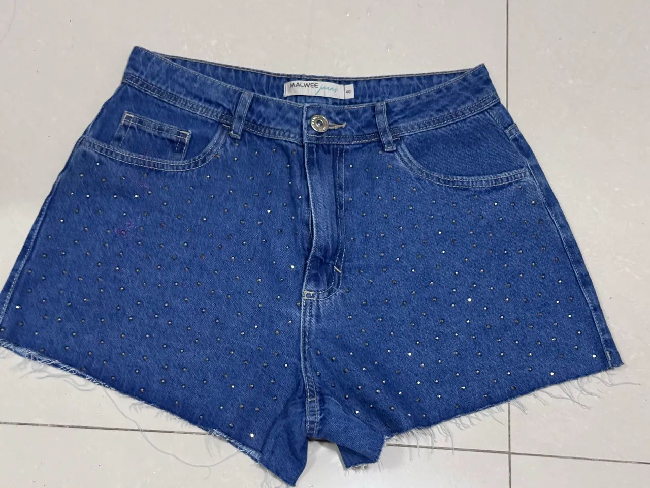 Short jeans feminino