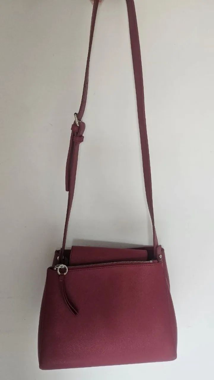 Bolsa Zara vermelha