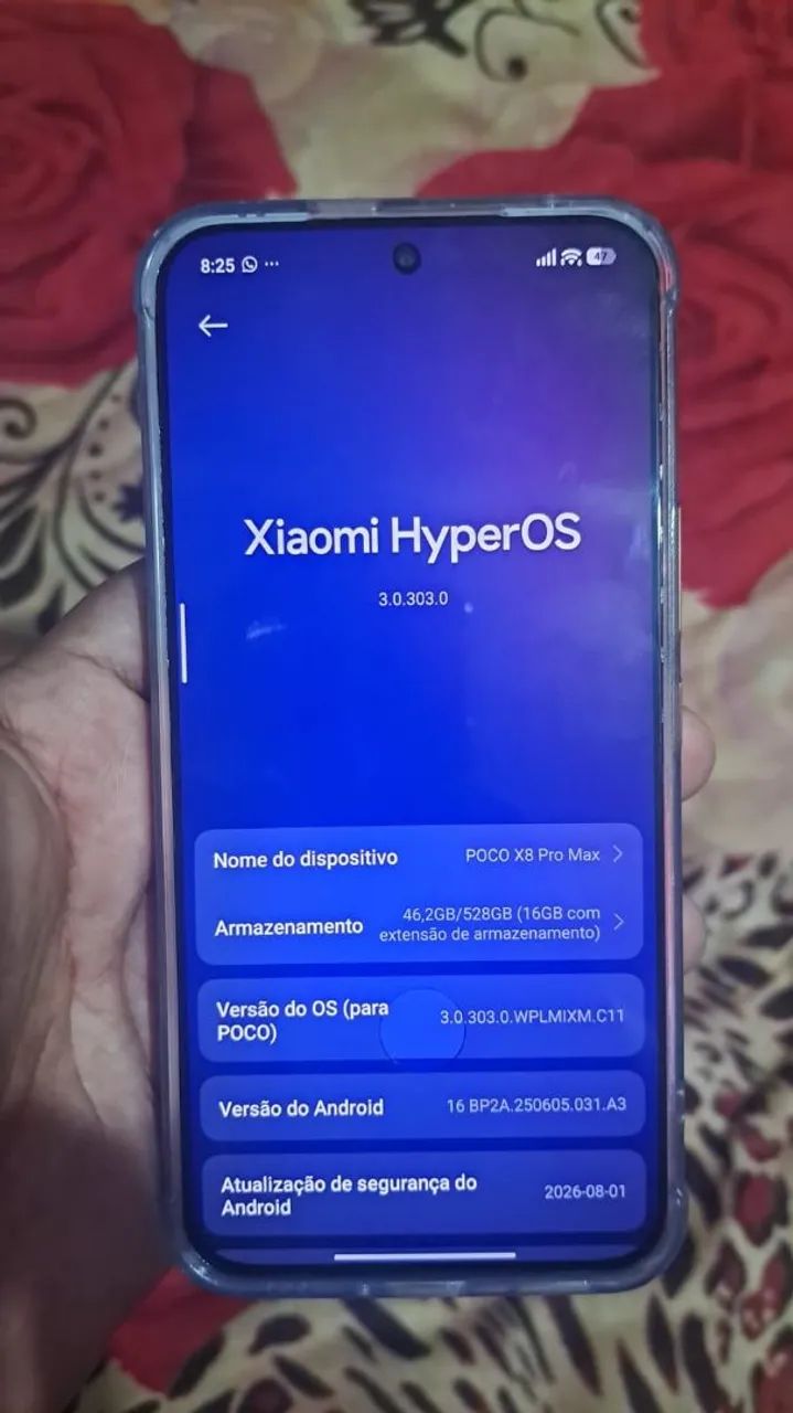 Poco X8 pro Max Laranja 512 GB 12 RAM  - Foto 3