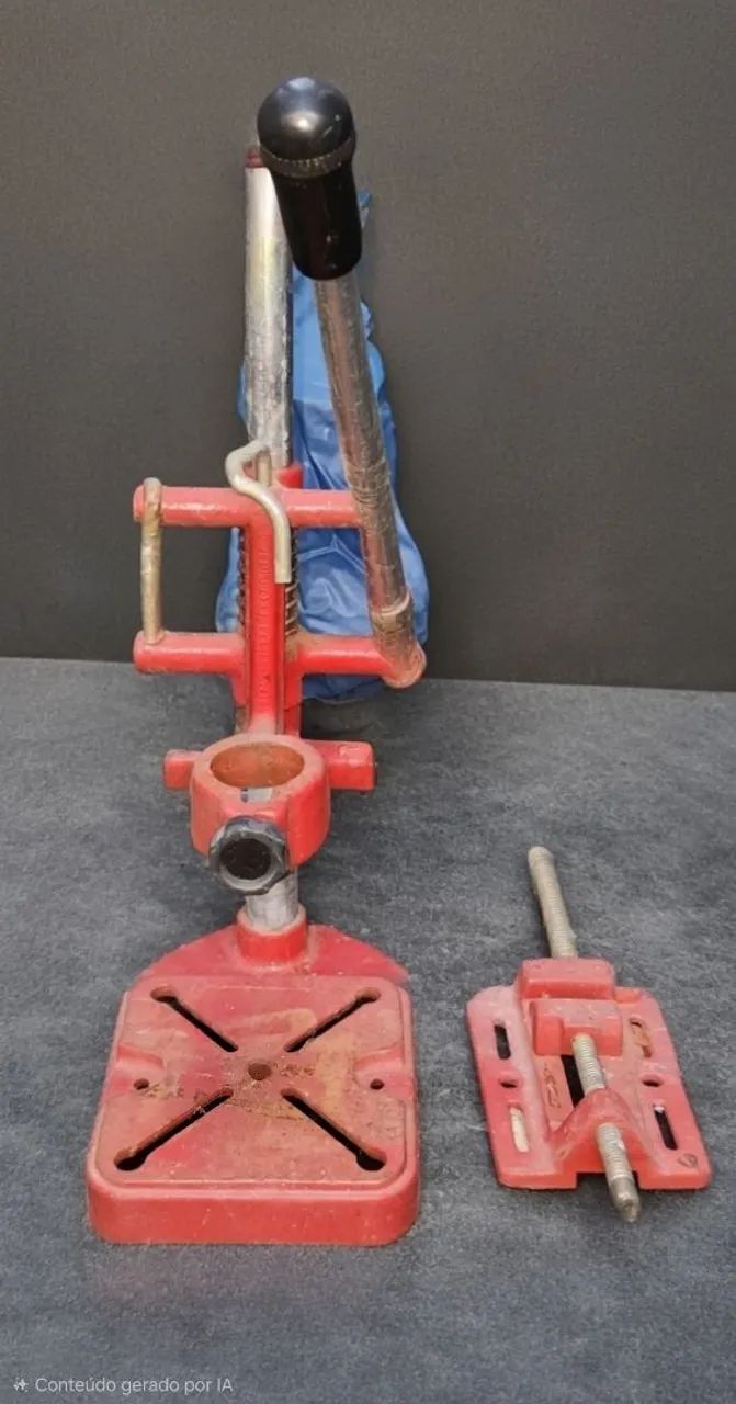 Hand Saw + Vise + Vertical Drill Stand