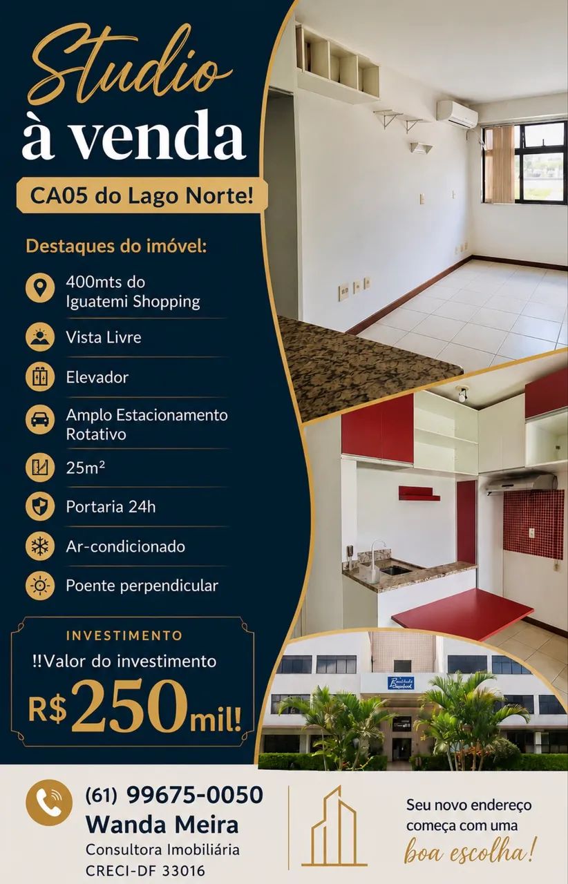 CA05 - Lago Norte KIT à venda - Foto 5