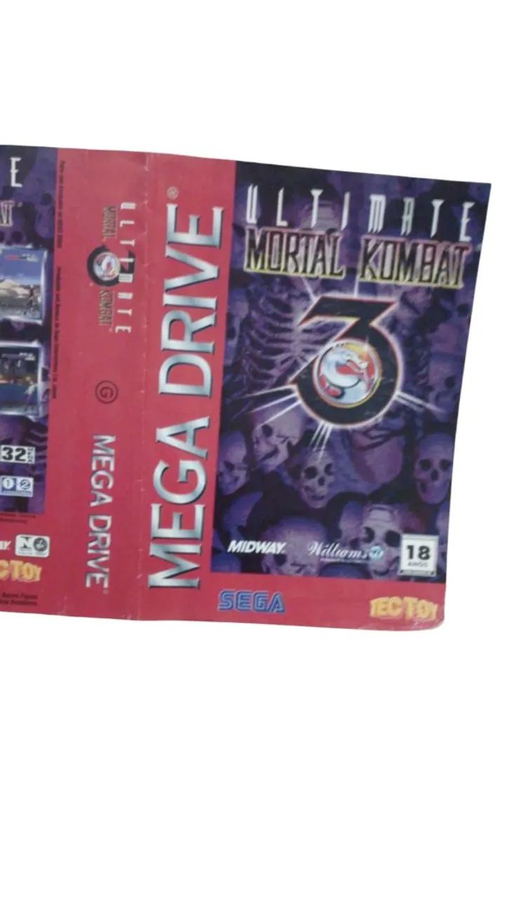 Capa de jogo de mega drive ultimate mortal Kombat 3 - Foto 2