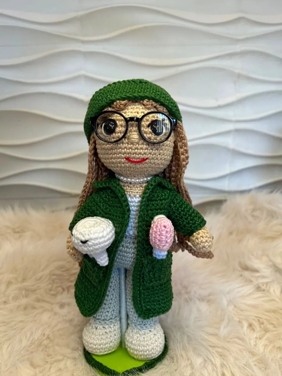 Dentista em Amigurumi