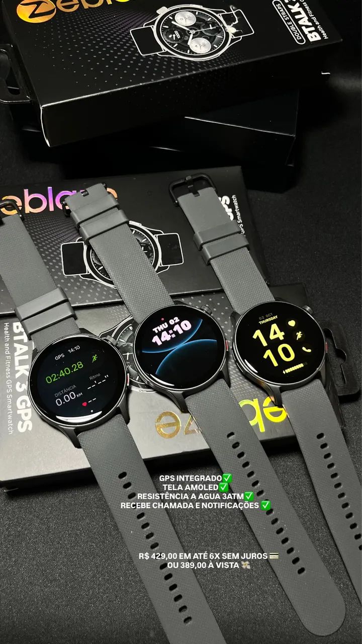Smartwatch com gps integrado  - Foto 2