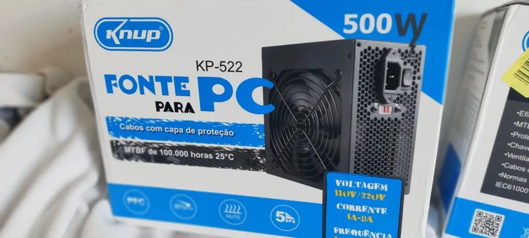 Fonte 500w Nova para Pc - Foto 2