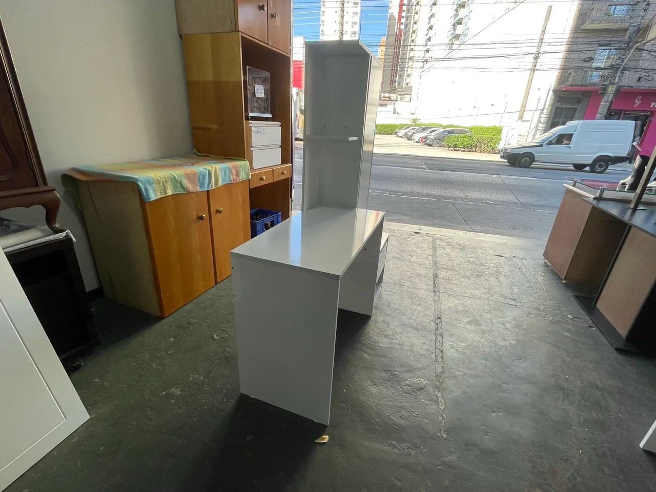 Escrivaninha/Mesa com Armário e Gaveta - Foto 3