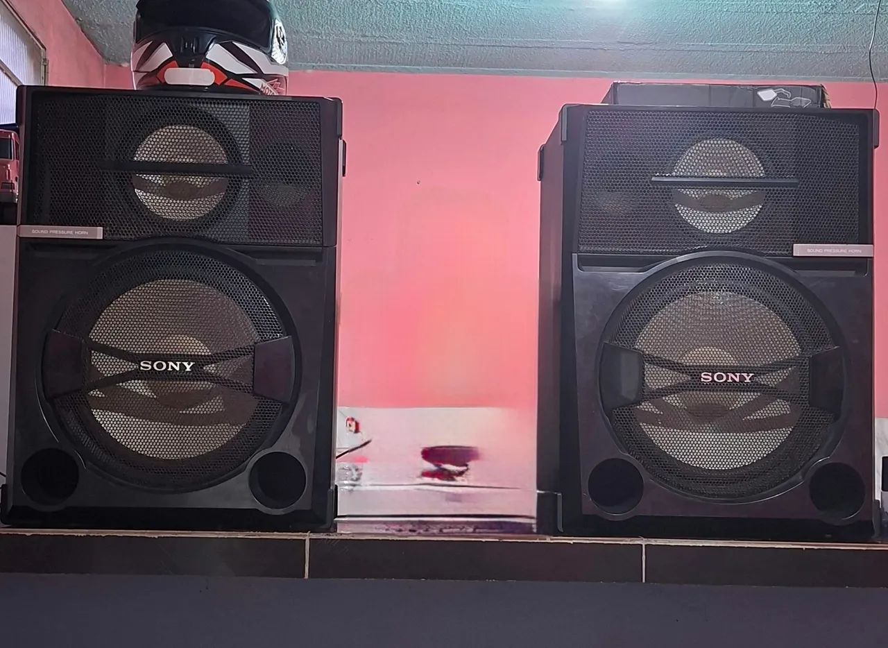 Caixas de som sony 