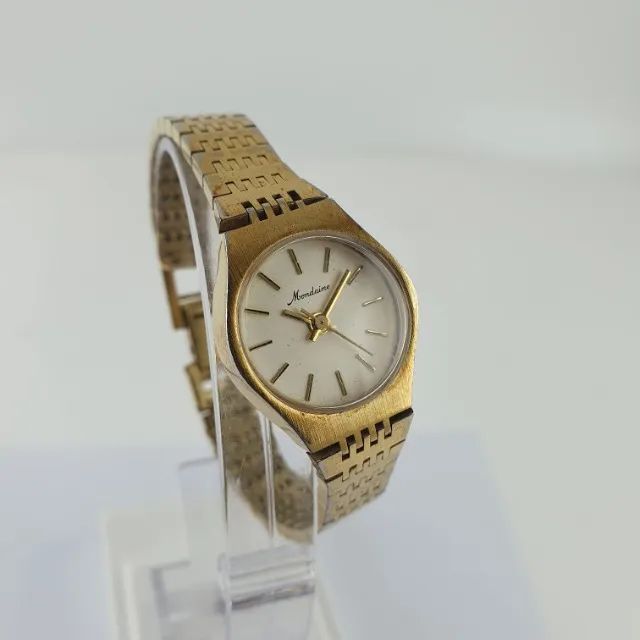 Relógio Mondaine Modelo Gold Vintage - Foto 2