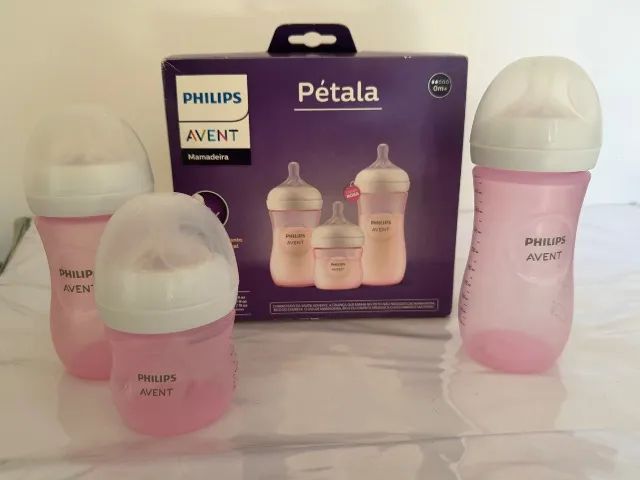 Kit de Mamadeira Pétala Philips Avent, Rosa