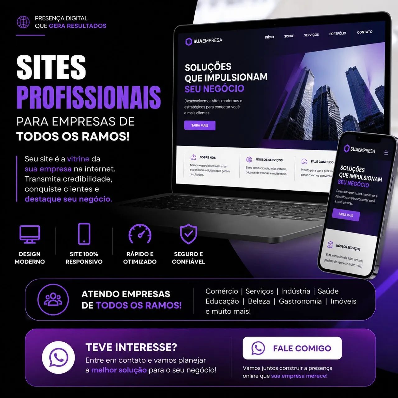 Sites Profissionais para Empresas