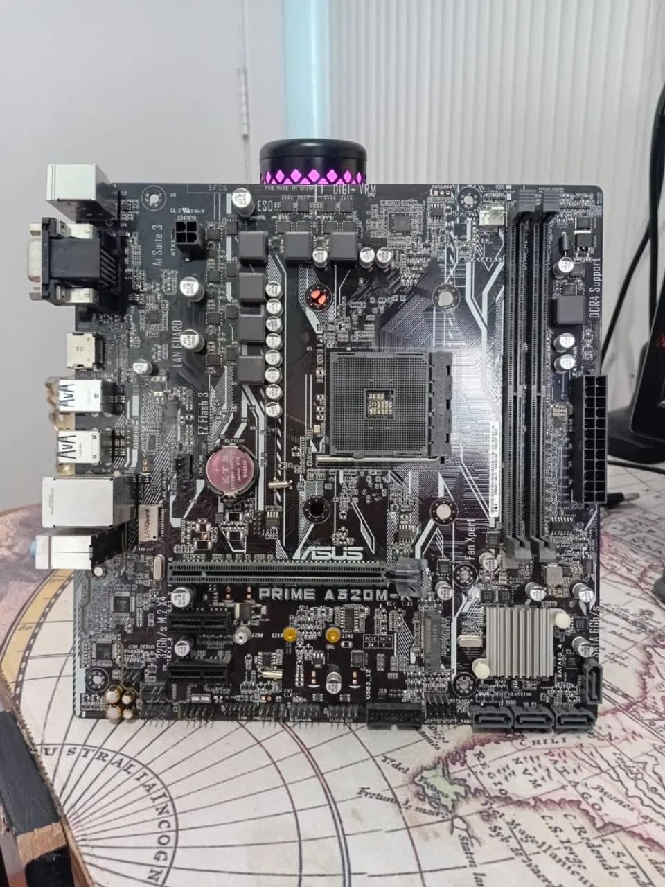 Placa mãe Asus Prime A320m-k BR USADA