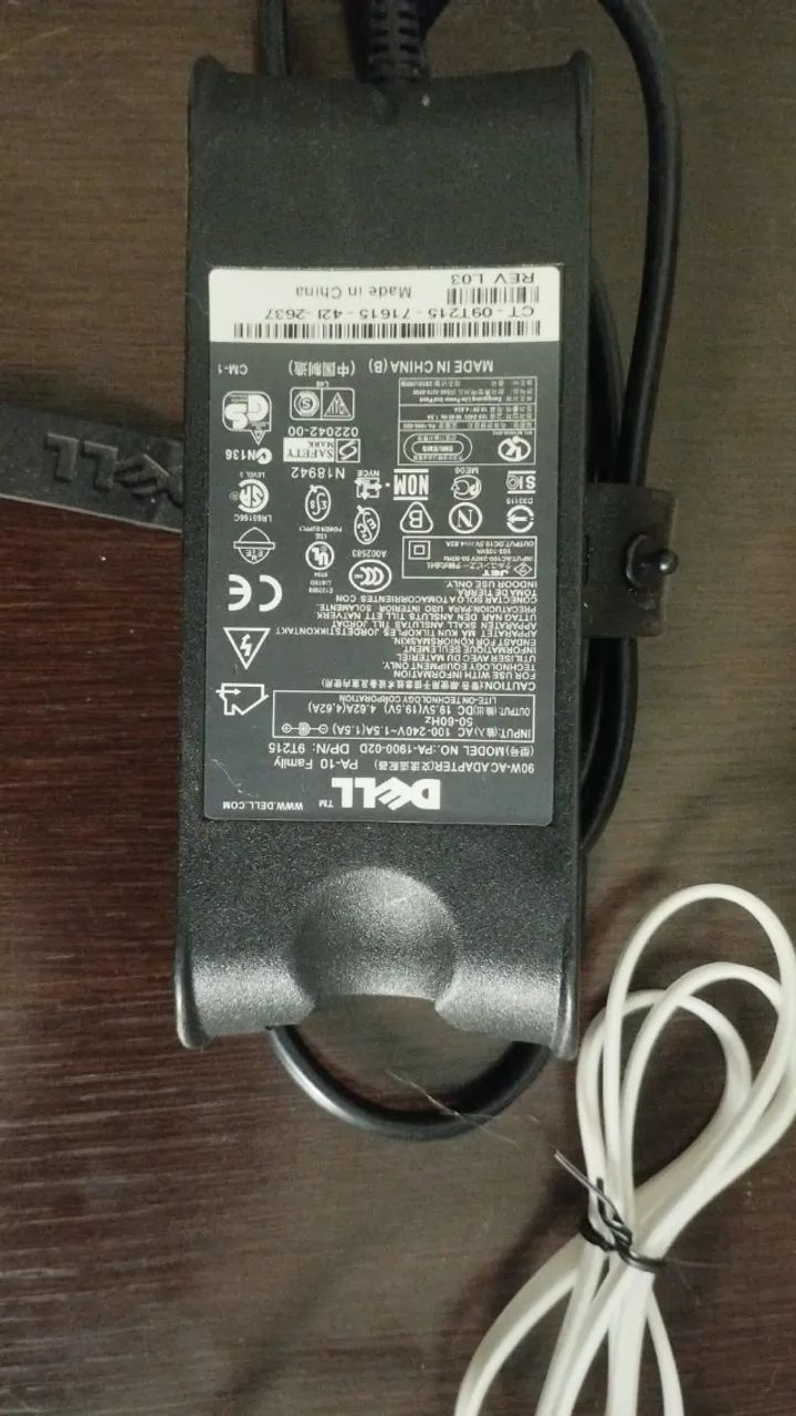 Fonte de alimentacao para Notebook Dell